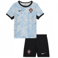 Portugal Soccer Jersey + Short Replica Away EURO 2024 Youth