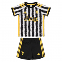 Discount Youth Juventus Home Soccer Jersey + Short Replica 2023/24