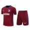 2020/21 Atletico Madrid Goalkeeper Red Mens Soccer Jersey Replica + Shorts Set