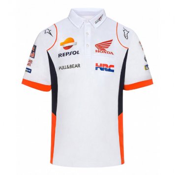 Repsol Honda F1 Team Polo Jersey White Mens 2021