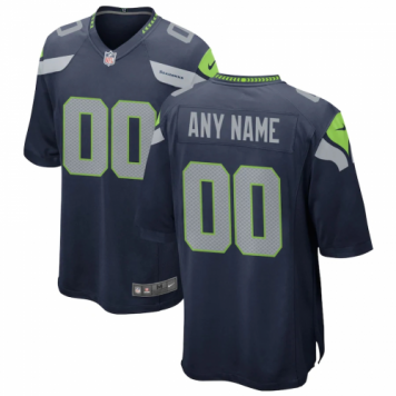 Seattle Seahawks Mens College Navy Player Game Jersey
