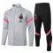 2021/22 PSG Grey Soccer Training Suit(Jacket + Pants) Mens