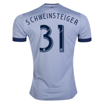 2017/18 Chicago Fire Away Gray Soccer Jersey Replica Bastian Schweinsteiger #31