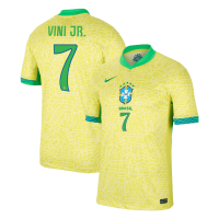 Brazil Soccer Jersey Replica Home Copa America 2024 Mens (VINI JR. #7)