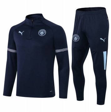 Manchester City Navy Soccer Training Suit Mens 2021/22