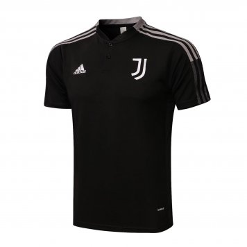 Juventus Soccer Polo Jersey Black Mens 2021/22