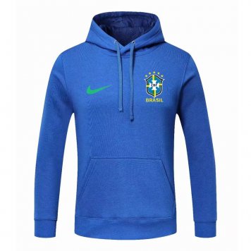Brazil Soccer Sweatshirt Blue Pullover 2022 Men's (Hoodie)