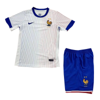 France Soccer Jersey + Short Replica Away EURO 2024 Youth