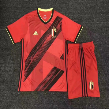 2020 Belgium Home Man's Red Kit(Jersey+Shorts)