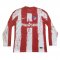 2021/22 Atletico Madrid Home Long Sleeve Mens Soccer Jersey Replica