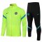 2021/22 Inter Milan Yellow Soccer Training Suit (Jacket + Pants) Mens