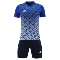 Customize Team Soccer Jersey + Short Replica Blue 731