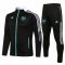 Arsenal Black Soccer Training Suit Jacket + Pants Mens 2021/22