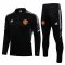 Manchester United Soccer Training Suit Replica Black Mens 2021-22