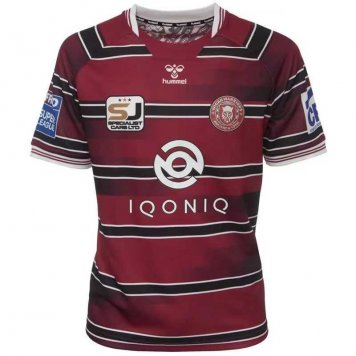 2021 England Wigan Warriors Rugby Soccer Jersey Home Replica Mens