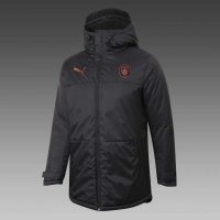 2020/21 Manchester City Black Mens Soccer Winter Jacket