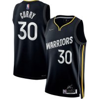 Golden State Warriors MVP Swingman Jersey - Select Series Black 2022 Mens (CURRY #30)