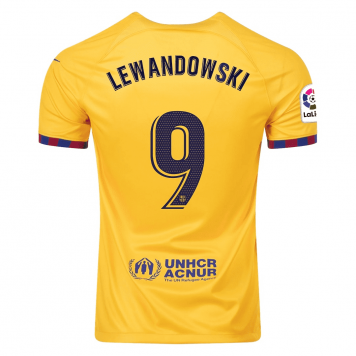 Barcelona Soccer Jersey Replica Fourth 2022/23 Mens (Lewandowski #9 Player Version)