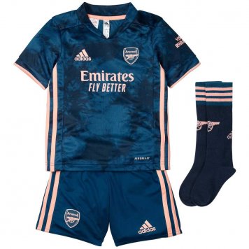 2020/21 Arsenal Third Navy Kids Soccer Kit(Jersey+Short+Socks) [612956]