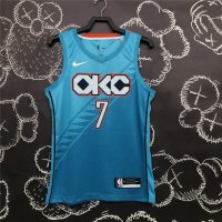 Oklahoma City Swingman Jersey - City Edition Thunder Turquoise 2018/19 Mens (ANTHONY #7)