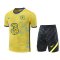 Chelsea Soccer Jersey + Short Replica Yellow Mens 2022/23