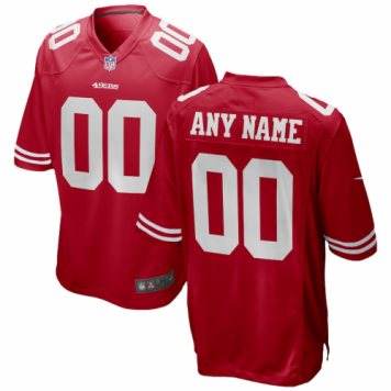 San Francisco 49ers Mens Scarlet Player Game Jersey