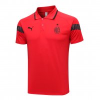 AC Milan Soccer Polo Replica Red 2023/24 Men's