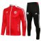 Bayern Munich Red Soccer Training Suit Jacket + Pants Mens 2021/22