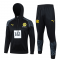 Borussia Dortmund Soccer Training Suit Replica Black 2023/24 Mens (Hoodie)