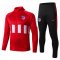 2019/20 Atletico Madrid High Neck Red Mens Soccer Training Suit(Jacket + Pants)