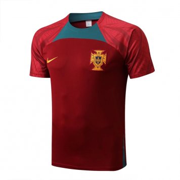 Portugal Soccer Training Jersey Replica Red Mens 2022/23