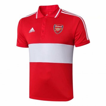 2019/20 Arsenal Red Mens Soccer Polo Jersey