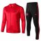 2019/20 Manchester United Red Mens Soccer Training Suit(Jacket + Pants)