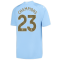 Manchester City Soccer Jersey Replica Home 2023/24 Mens (CHAMPIONS #23)