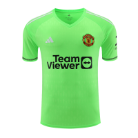 Manchester United Soccer Jersey Replica Goalkeeper Green 2023/24 Mens
