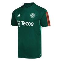 Manchester United Soccer Jersey Replica Pre-Match Green 2023/24 Mens