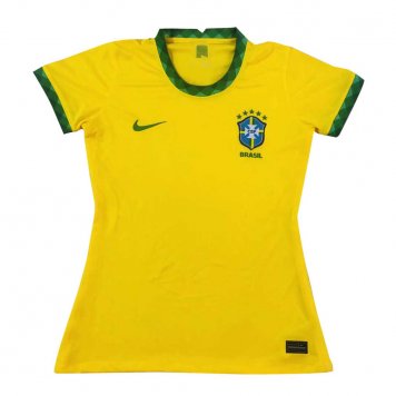 2020 Brazil Home Yellow Womens Soccer Jersey Replica