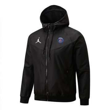 PSG x Jordan All Weather Windrunner Soccer Jacket Black Mens 2022/23