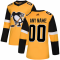 Pittsburgh Penguins Gold Alternate Custom Practice Jersey Mens
