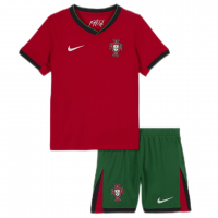 Portugal Soccer Jersey + Short Replica Home EURO 2024 Youth