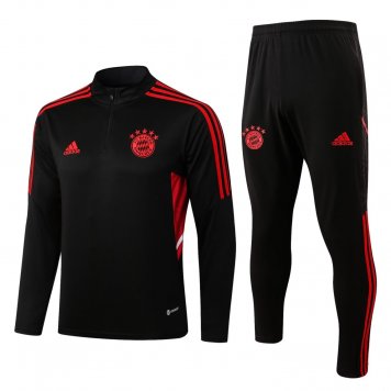 Bayern Munich Soccer Training Suit Black 2022/23 Mens