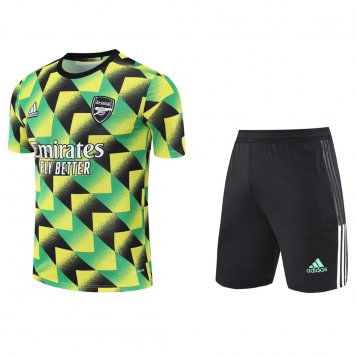 Arsenal Soccer Jerseys + Short Green Mens 2022/23
