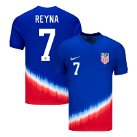 USA Soccer Jersey Replica Away Copa America 2024 Mens (REYNA #7)