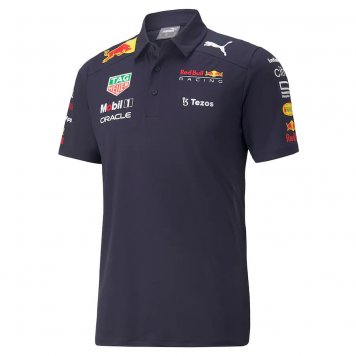 Oracle Red Bull Racing F1 Team Polo Shirt Navy Mens 2022