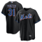 New York Mets Alternate Replica Player Jersey Black 2022 Mens (Mike Piazza #31)