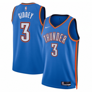 Oklahoma City Thunder Swingman Jersey - Icon Edition Blue 2022/23 Mens (Josh Giddey #3)