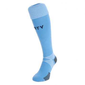 2020/21 Manchester City Home Light Blue Mens Soccer Socks