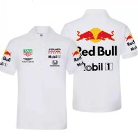Red Bull Aston Martin Racing F1 Team Polo Jersey White Mens 2021