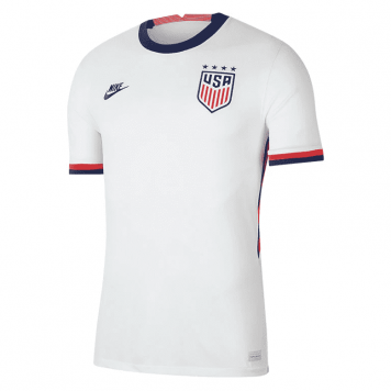 2020 USA Home White Mens Soccer Jersey Replica