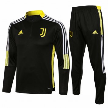 Juventus Black - Yellow Soccer Training Suit Mens 2021/22